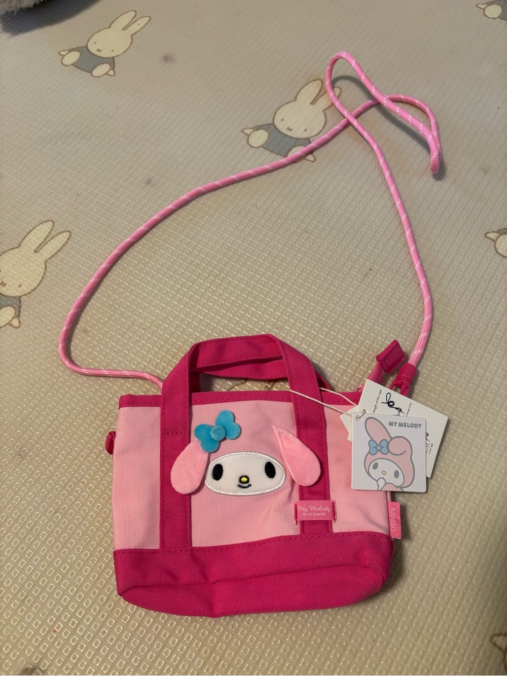 Sanrio My Melody Two-Tone Pink Kids Shoulder Bag